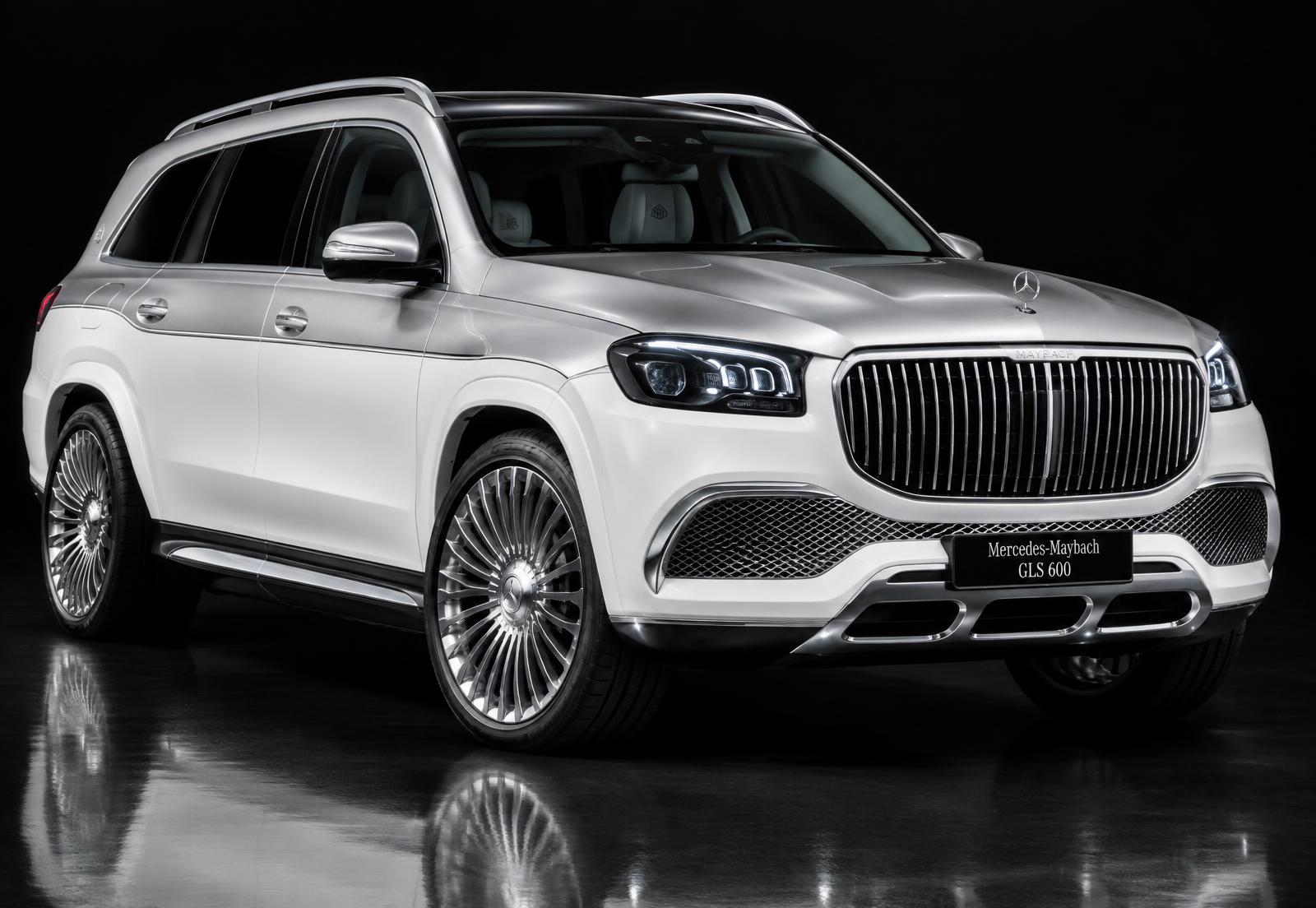 Mercedes-Maybach GLS 600 in Two-Tone White / Silver